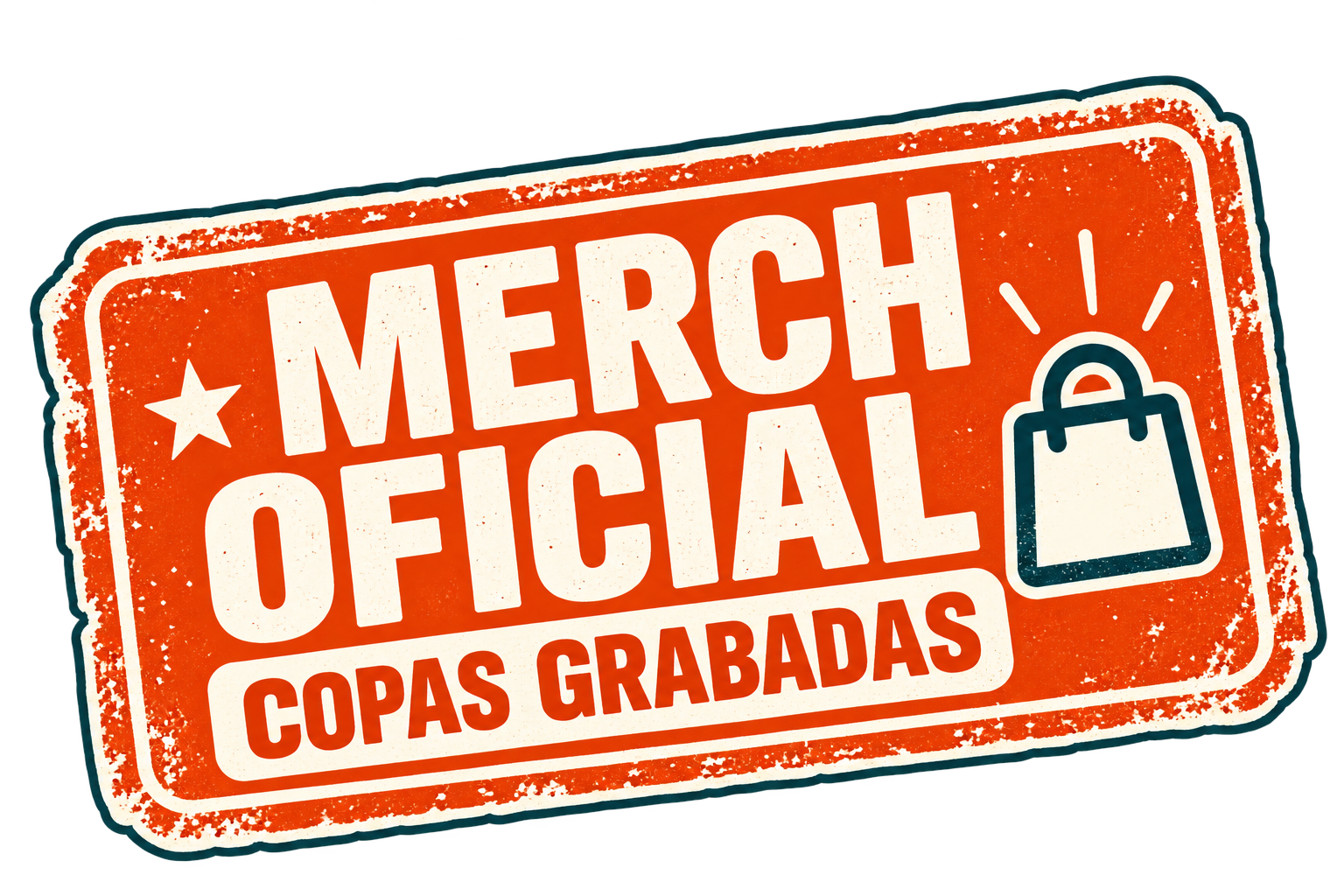 Merch oficial: copas grabadas